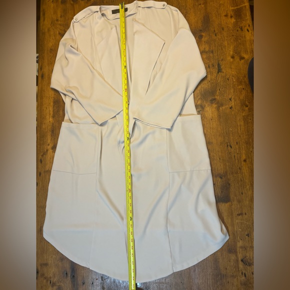 Next Tan Open Cardigan with Pockets - Picture 7 of 8